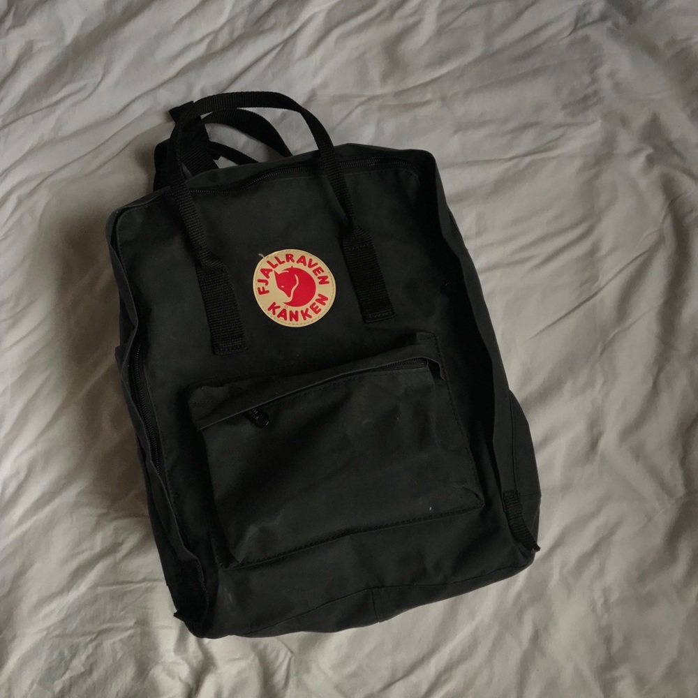 Fjallraven backpack in black